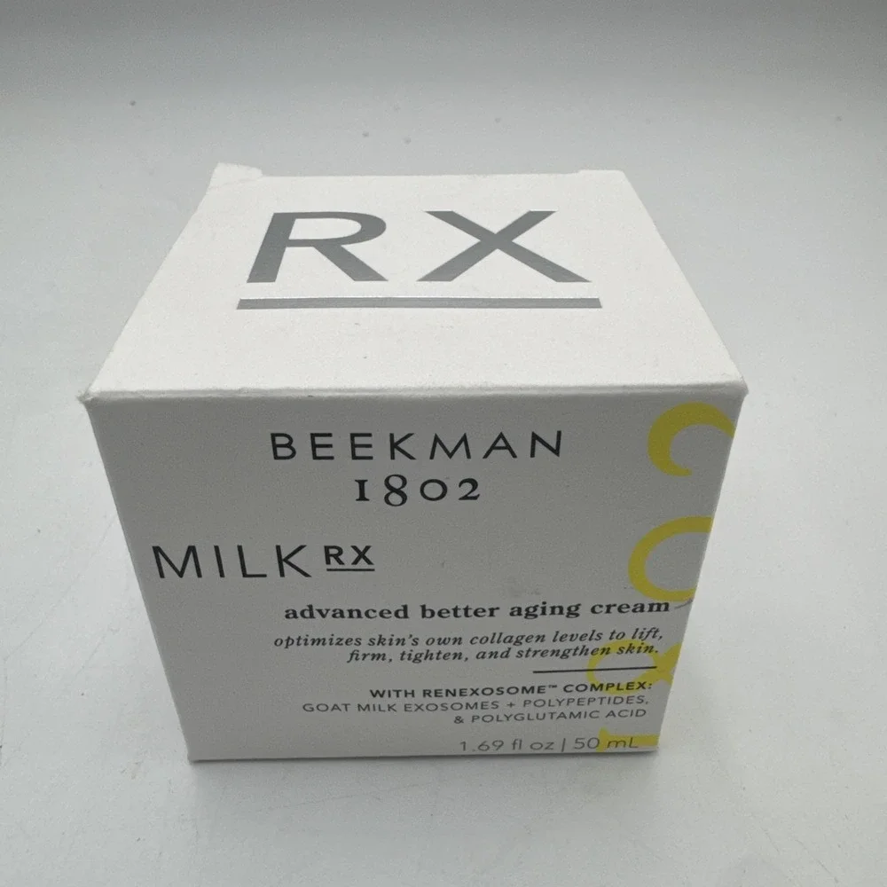 BEEKMAN 1802 MILK RX ADVANCED BETTER AGING CREAM 1.69 OZ NB